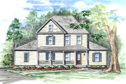 Country House Plan #699-00248 Elevation Photo