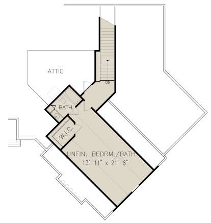 Optional Second Floor for House Plan #699-00249