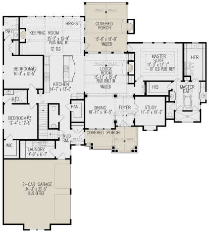 Main Floor for House Plan #699-00250