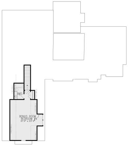 Bonus Room for House Plan #699-00250