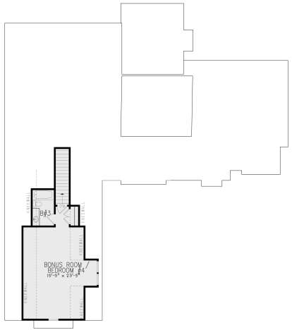 Bonus Room for House Plan #699-00250