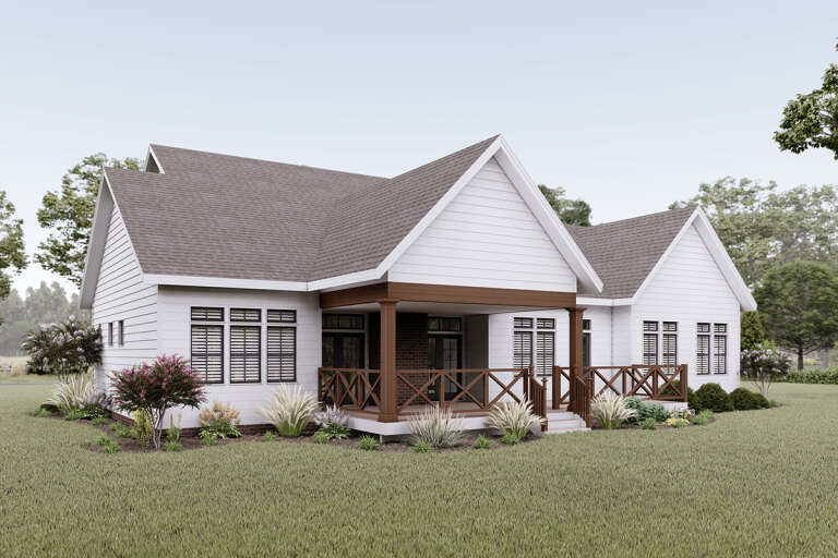 Modern Farmhouse House Plan #6849-00078 Elevation Photo