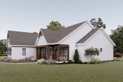 Modern Farmhouse House Plan #6849-00078 Elevation Photo