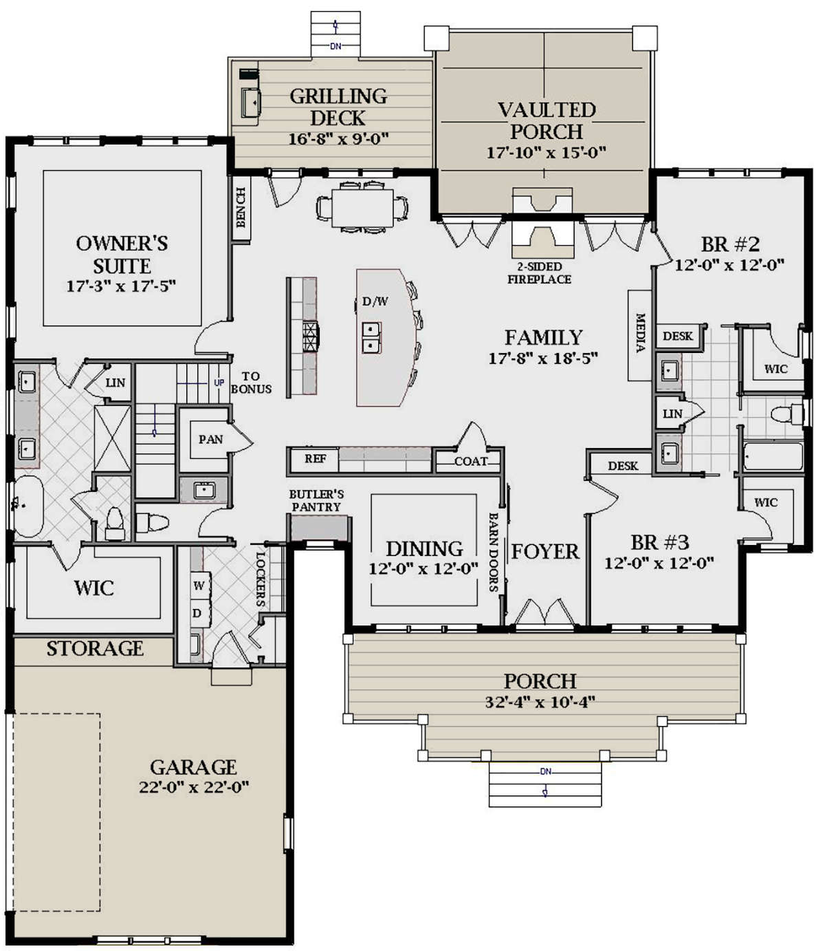 Main Floor for House Plan #6849-00078