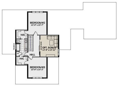 Second Floor for House Plan #6849-00079