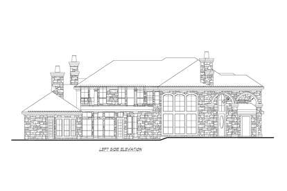 Luxury House Plan #5445-00349 Elevation Photo