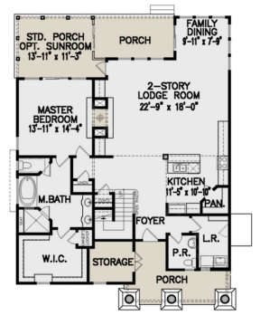 Main Floor for House Plan #699-00251