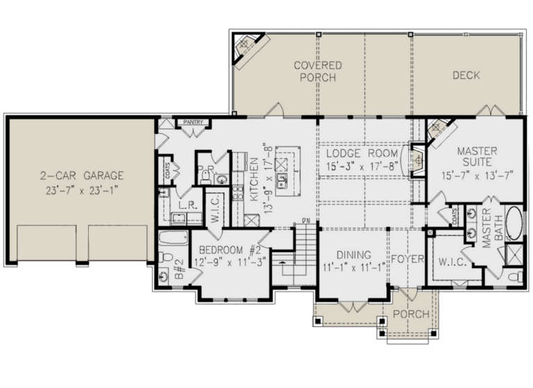 House Plan House Plan #23511 Drawing 1