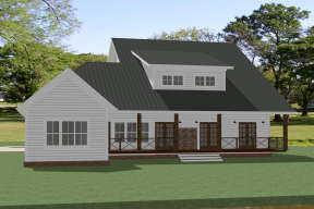 Modern Farmhouse House Plan #6849-00080 Elevation Photo