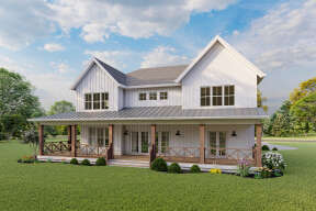 Modern Farmhouse House Plan #6849-00081 Elevation Photo