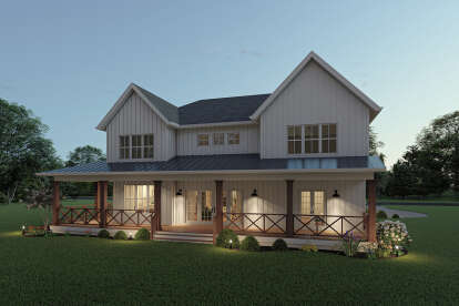 Modern Farmhouse House Plan #6849-00081 Elevation Photo