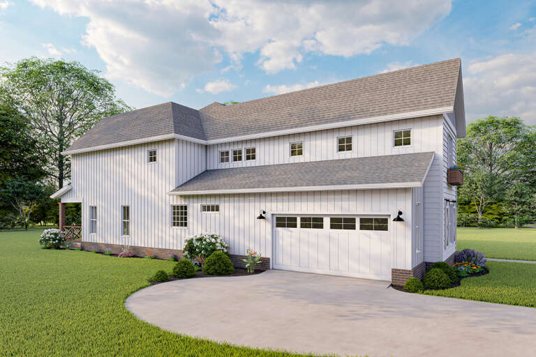 Modern Farmhouse House Plan #6849-00081 Elevation Photo
