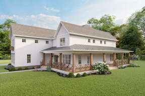 Modern Farmhouse House Plan #6849-00081 Elevation Photo