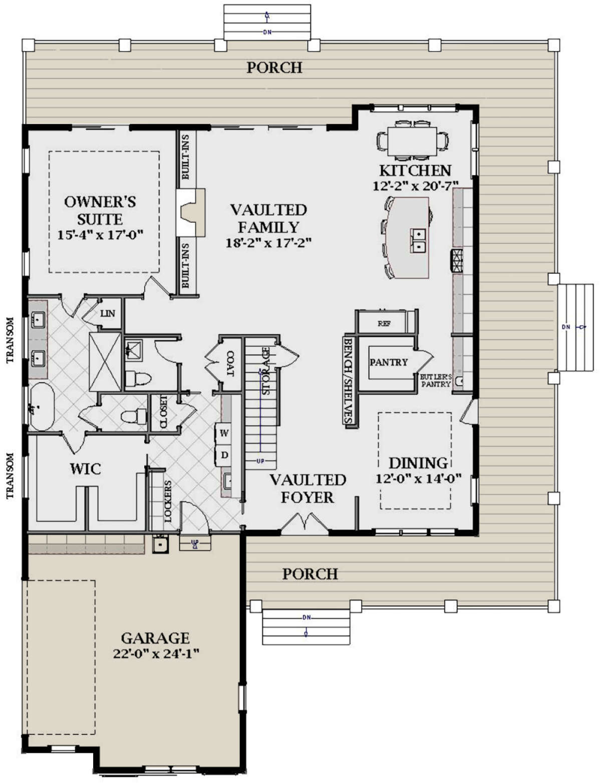 Modern Farmhouse Plan: 3,502 Square Feet, 4 Bedrooms, 4.5 ...