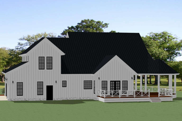 Modern Farmhouse House Plan #6849-00082 Elevation Photo