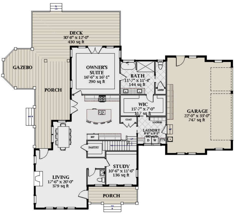 House Plan House Plan #23514 Drawing 1