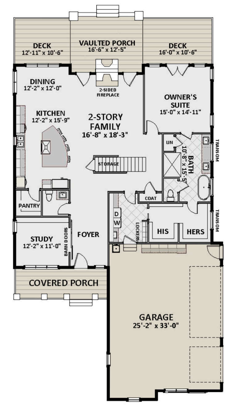 House Plan House Plan #23515 Drawing 1