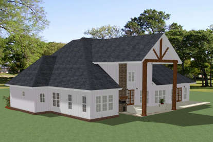 Modern Farmhouse House Plan #6849-00084 Elevation Photo