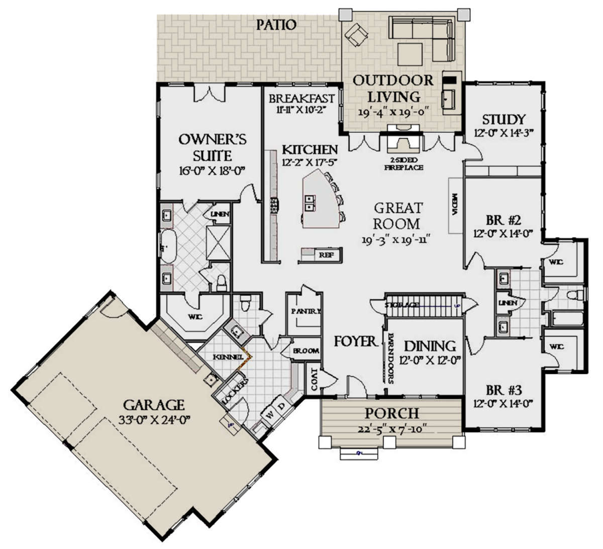 Main Floor for House Plan #6849-00084