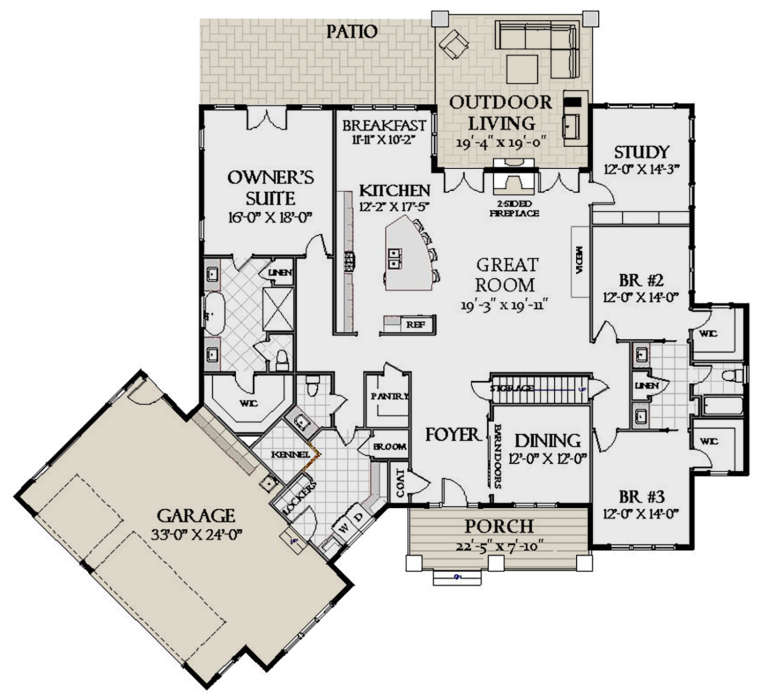 House Plan House Plan #23516 Drawing 1