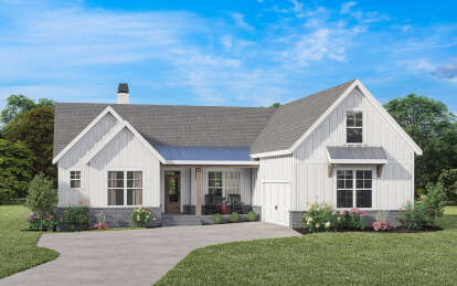 House Plan House Plan #23517 Angled Front Elevation