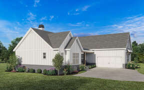 Modern Farmhouse House Plan #009-00275 Elevation Photo