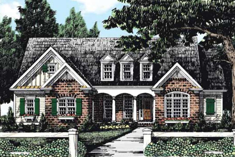 Traditional House Plan #8594-00320 Elevation Photo