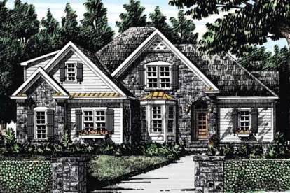 Traditional House Plan #8594-00322 Elevation Photo