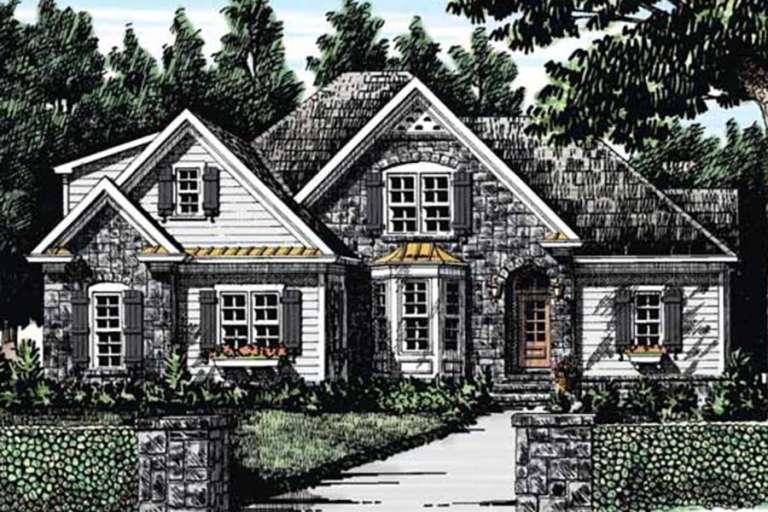 House Plan House Plan #23520 Front Elevation 