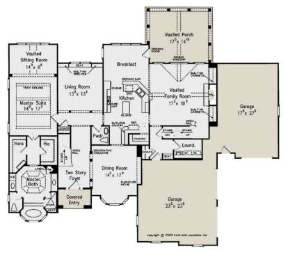 House Plan House Plan #23521 Drawing 1