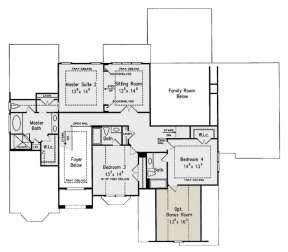Second Floor for House Plan #8594-00323