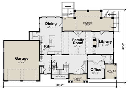 Main Floor for House Plan #402-01578