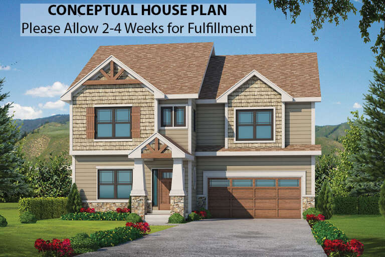 House Plan House Plan #23525 Front Elevation