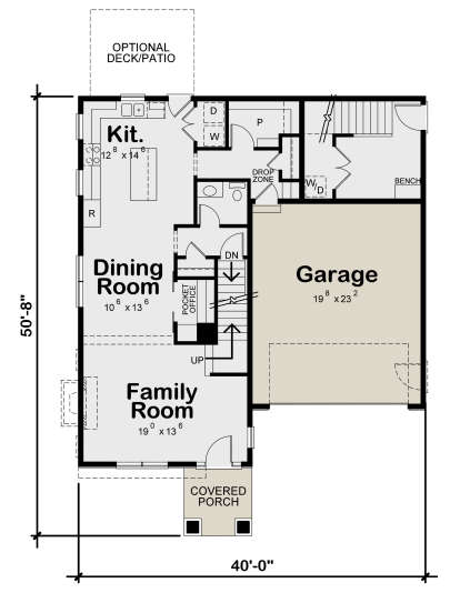 Main Floor for House Plan #402-01580