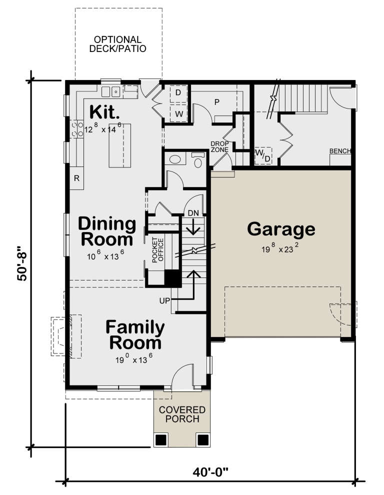 House Plan House Plan #23525 Drawing 1