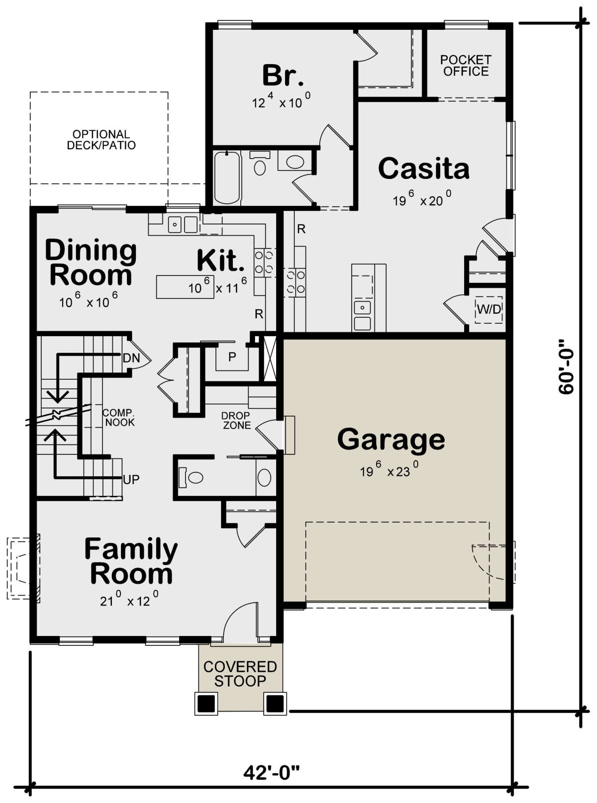 Main Floor for House Plan #402-01581