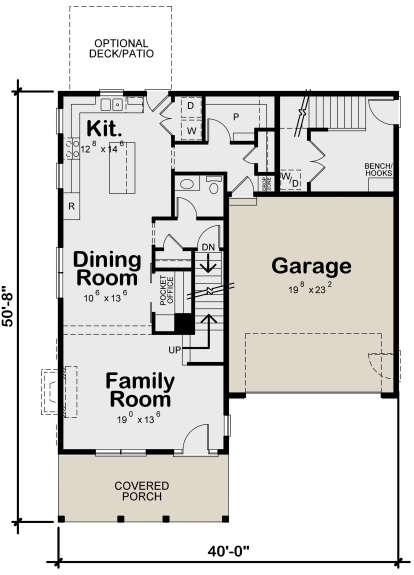 House Plan House Plan #23527 Drawing 1