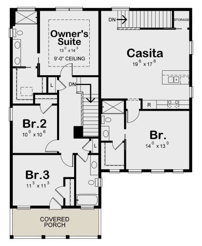 Second Floor for House Plan #402-01582