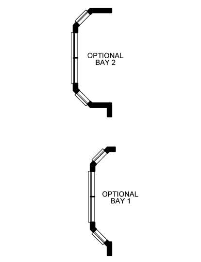 Optional Bay Window Designs for House Plan #402-01582