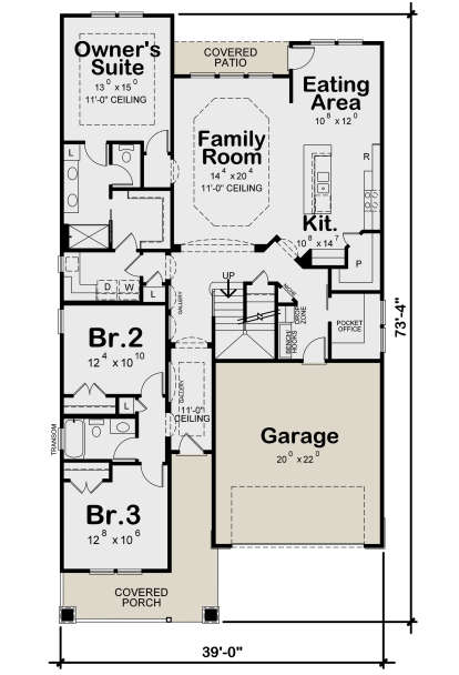 Main Floor for House Plan #402-01583
