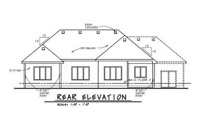 Craftsman House Plan #402-01584 Elevation Photo