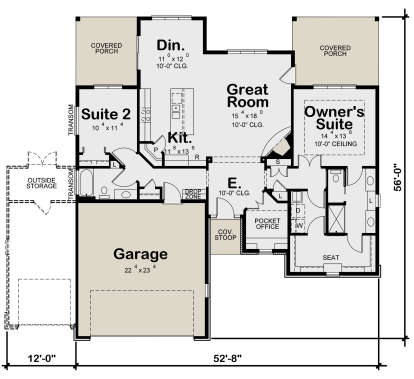 Main Floor for House Plan #402-01584