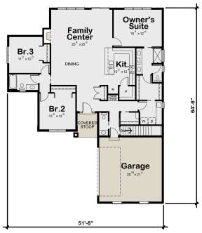 Main Floor for House Plan #402-01585