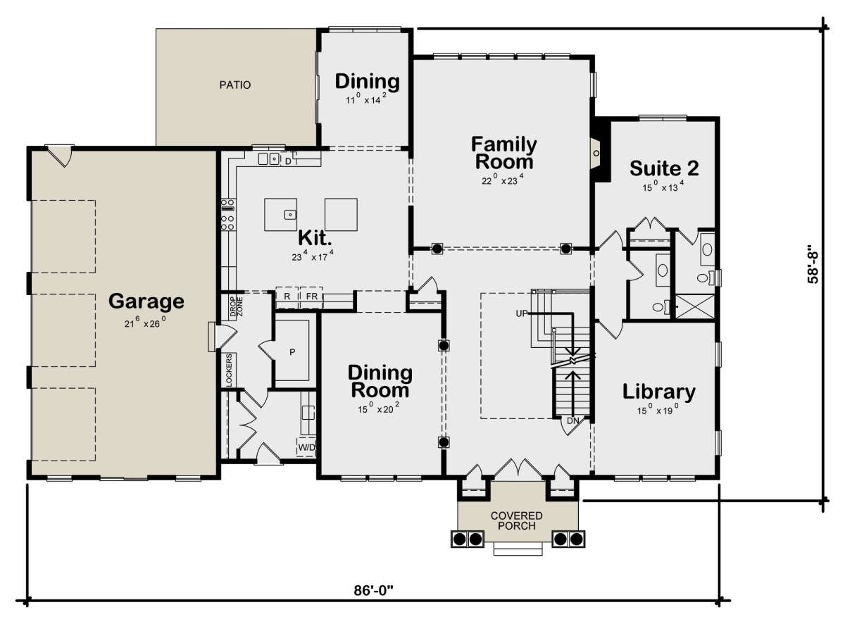 Main Floor for House Plan #402-01586