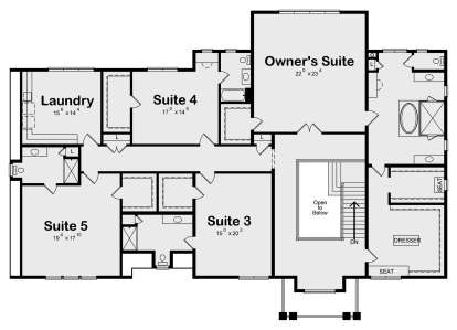 Second Floor for House Plan #402-01586