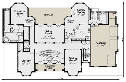 House Plan House Plan #23532 Drawing 1