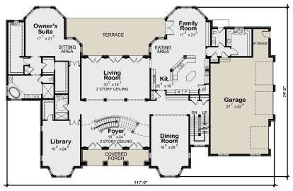Main Floor for House Plan #402-01587