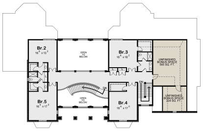 Second Floor for House Plan #402-01587