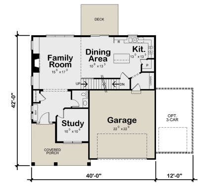 Main Floor for House Plan #402-01589