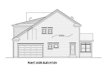 Traditional House Plan #402-01591 Elevation Photo